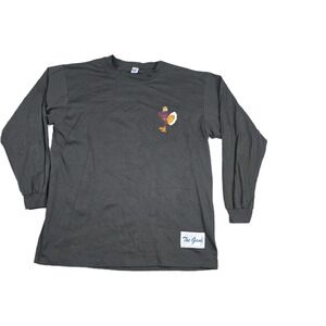 Virginia Tech Hokies The Game Vintage Mascot Shirt Black‎ Men's Size Large